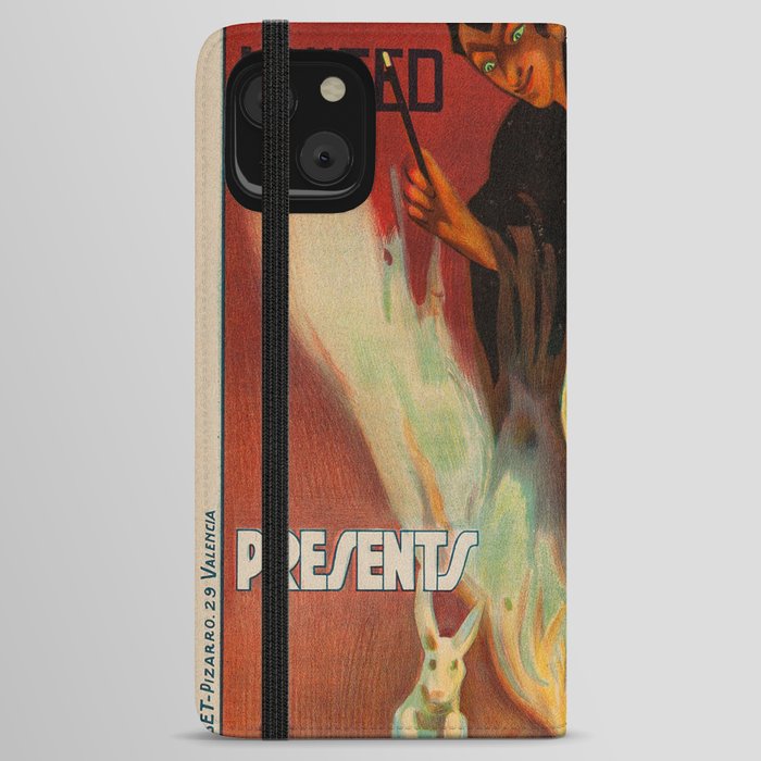 The Great Chang vintage magician poster iPhone Wallet Case