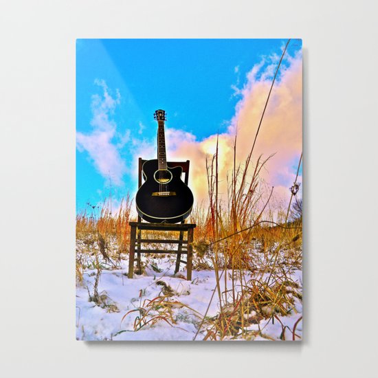 Winter Blues Metal Print
