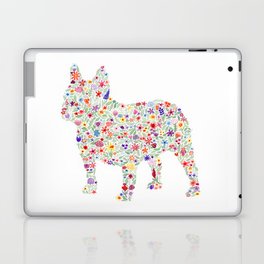 French Bulldog Floral Watercolor Laptop & iPad Skin