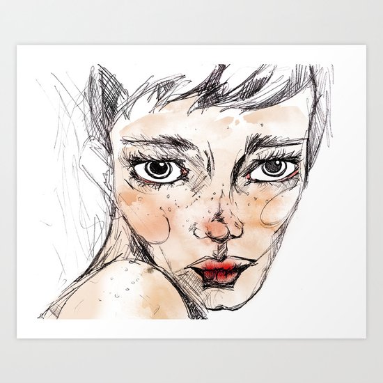Sara Dane Art Print