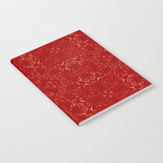 Red particles Notebook