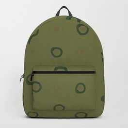 Little circles with nests (green) Backpack