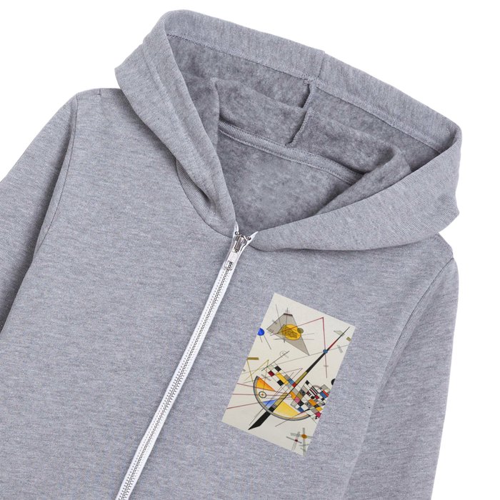 Wassily Kandinsky Delicate Tension Kids Zip Hoodie