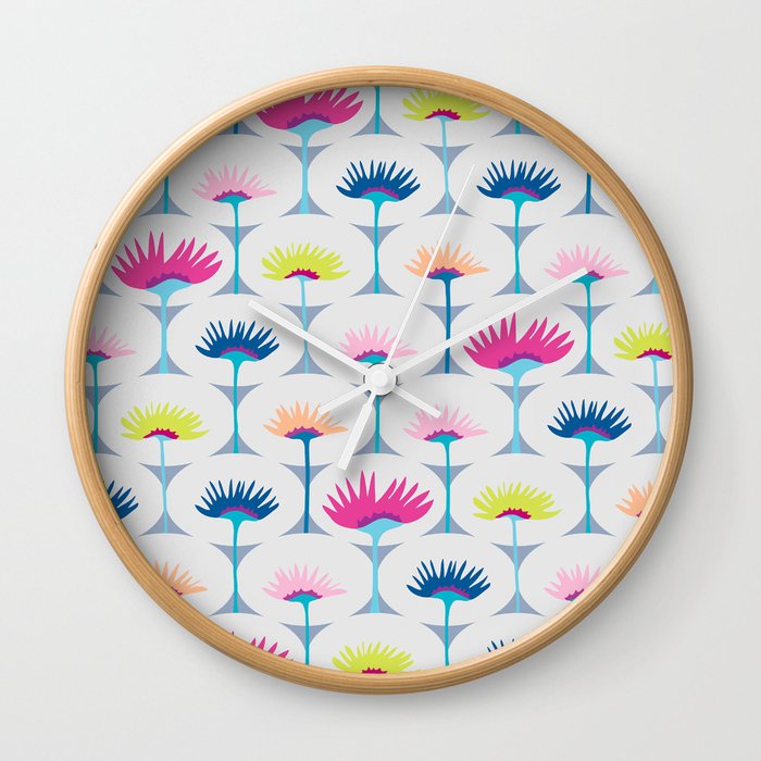 lotus flowers Wall Clock