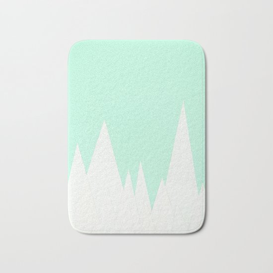 Winter Landscape Bath Mat