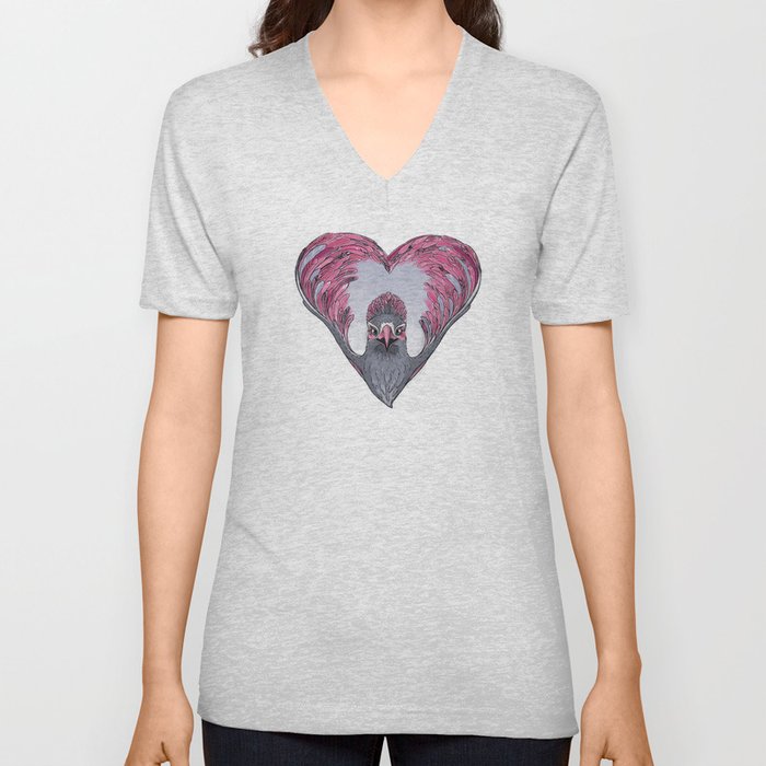 Lovebird V Neck T Shirt