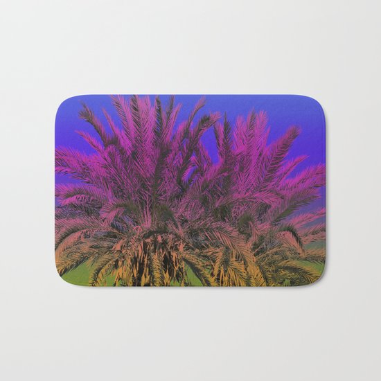 Good Times in Blue Bath Mat
