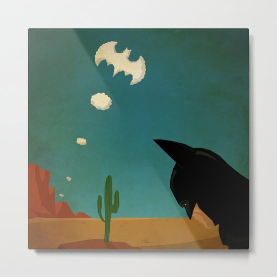 superheroes in the wild west Metal Print