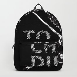Chalk Dirty To Me Backpack | Competition, Sports, Hobby, Chalk, Win, Compete, Dirty, Pool, Billiardstable, Skill 