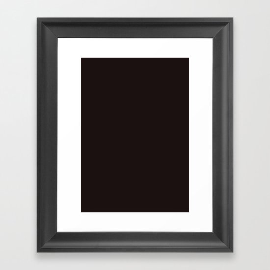 Licorice Framed Art Print