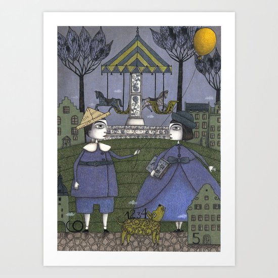 School's Out Art Print