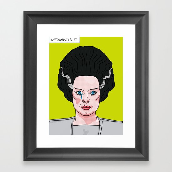 The Bride of Lichtenstein Framed Art Print