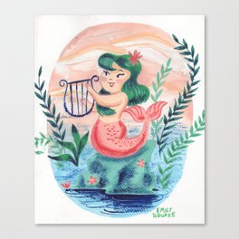 Mermaid Two Canvas Print