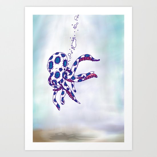 Octo Pus Art Print