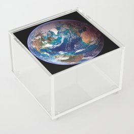 Earth from Space Blue Marble Western Hemisphere Acrylic Box