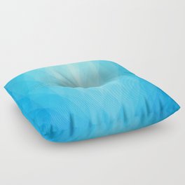 BLUE ICED DIAMOND BACKGROUND. Floor Pillow