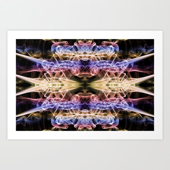 Smoke Art 60 Art Print
