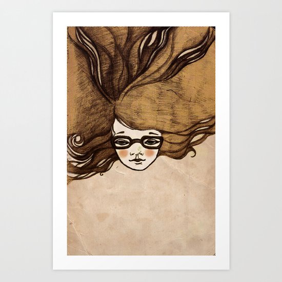Freckles Art Print
