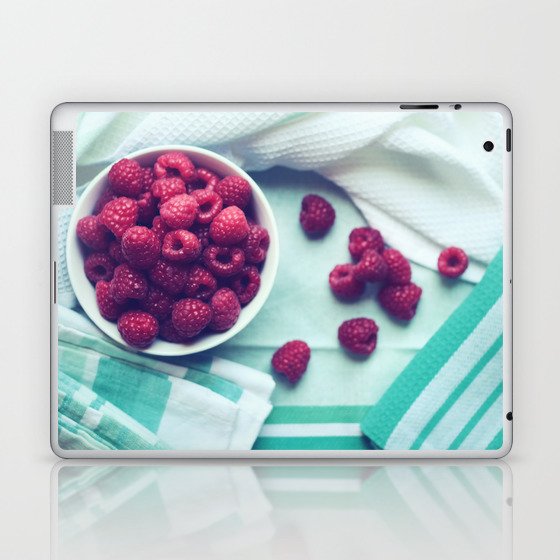 Pretty Goodness - Raspberry Still Life Laptop & iPad Skin