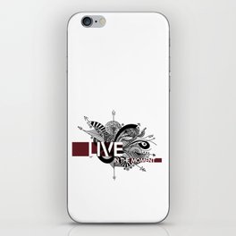 Live in the moment iPhone Skin