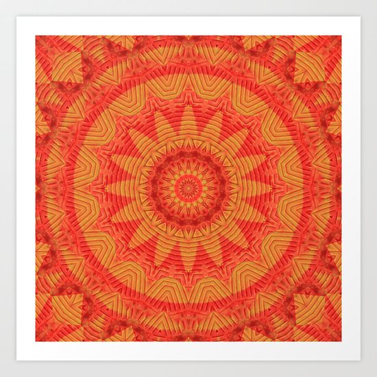 Orange K Art Print