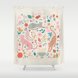 Boho Jungle Shower Curtain