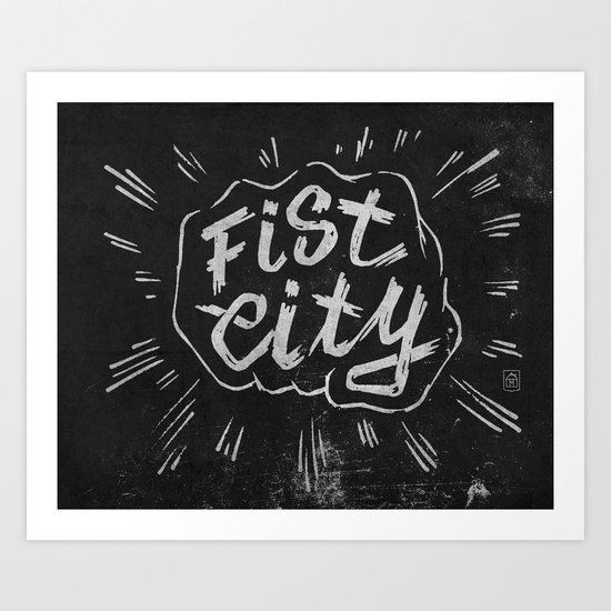 Fist City Art Print