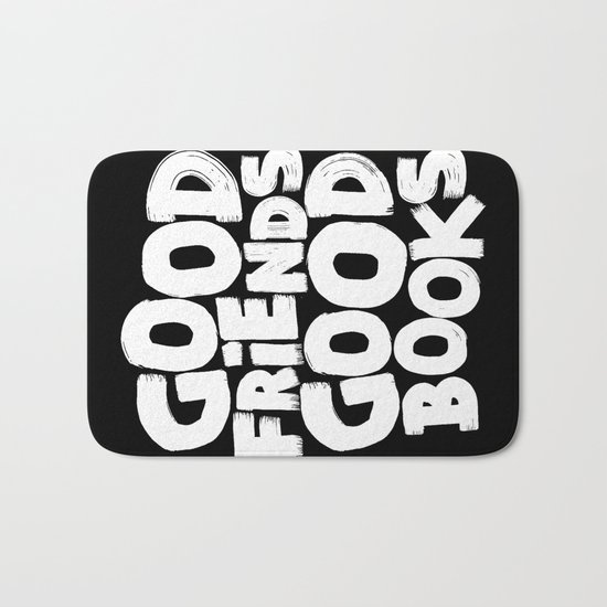 GOOD FRIENDS GOOD BOOKS Bath Mat