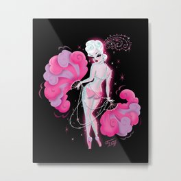 Feathers and Pearls Metal Print | Digital, Drawing, Vintageposter, Glamourart, Burlyq, Feathers, Oldhollywood, Burlesque, Vintageinspired, Missfluff 