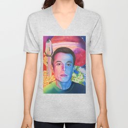 Elon Musk V Neck T Shirt