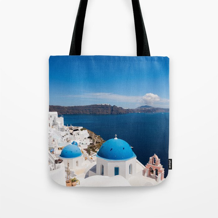 Santorini, Greece, Ocean Views Tote Bag