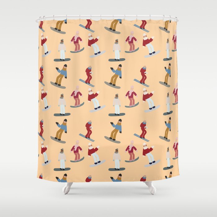 Christmas Pattern Shower Curtain