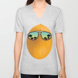 Honeydew Melon V Neck T Shirt