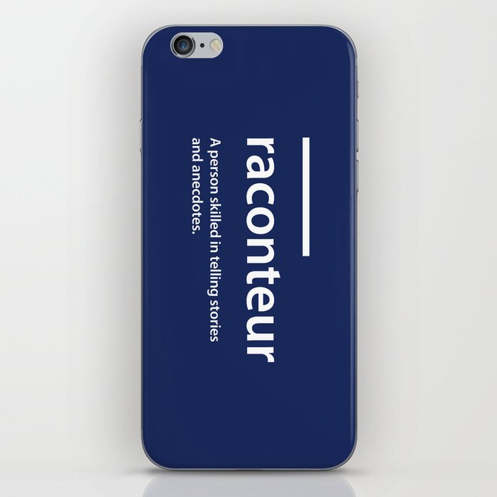 Raconteur - Dictionary Project iPhone Skin