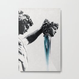 Perseus and  Medusa Metal Print