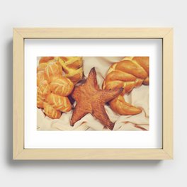 Starfish bread | Mediterranean bakery | Beach themed breakfast | Coastal Bakery Recessed Framed Print