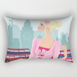London Rose Rectangular Pillow