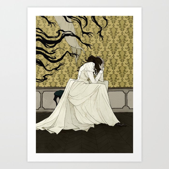 The Yellow Wallpaper Art Print By Abigaillarson Society6