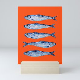 Sardines Art Print by Alice Straker Mini Art Print