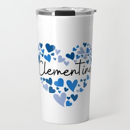 Clementine Thermal Travel Coffee Mug 20 oz Hot Cold Cup Insulated Tumbler