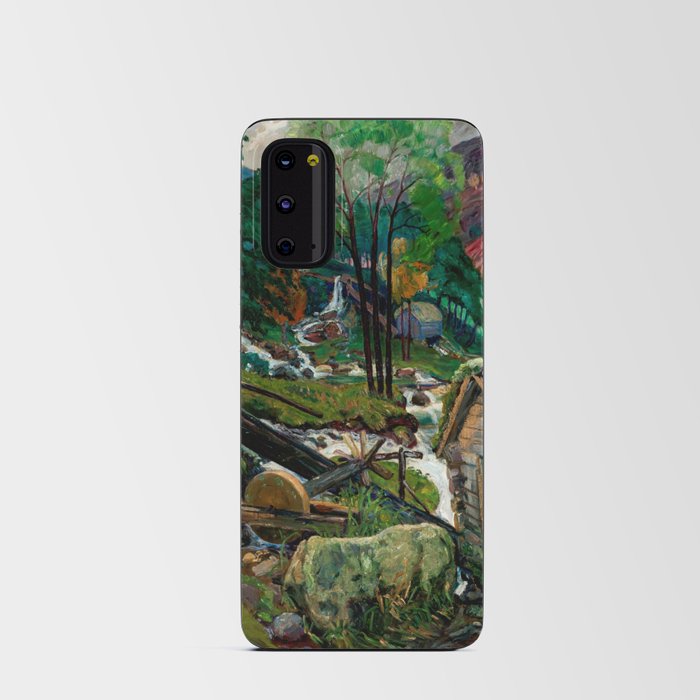 Milling Weather by Nikolai Astrup Android Card Case