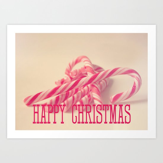 happy christmas Art Print