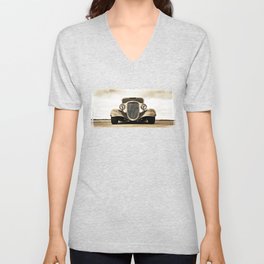 1933 Ford Coupe V Neck T Shirt