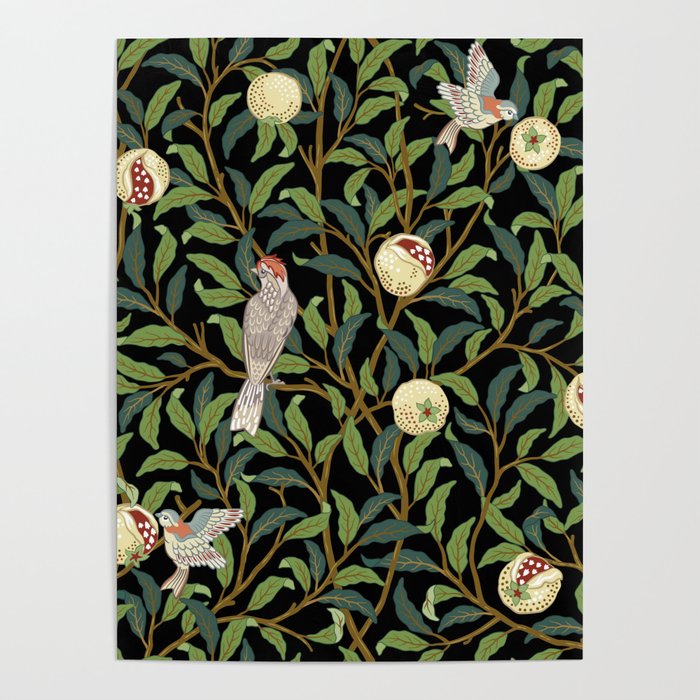 William Morris - Botanical Pattern Poster