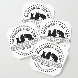 National Cat Day Coaster