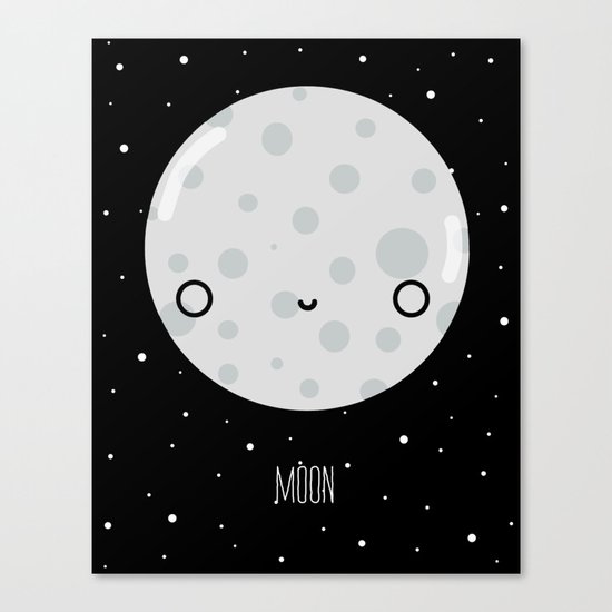 The Moon Canvas Print
