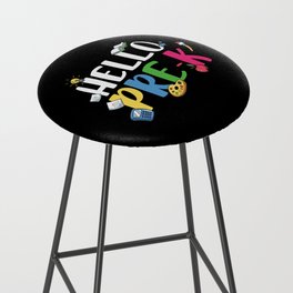 Hello Pre-K Back To School Bar Stool