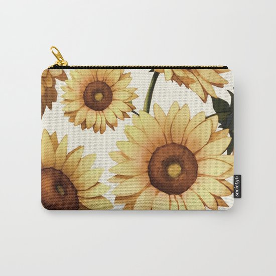 SUNFLOWERS 3 Carry-All Pouch