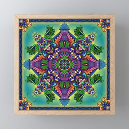 Psychedelic Mandala Visionary Art -Refinement of Light Framed Mini Art Print