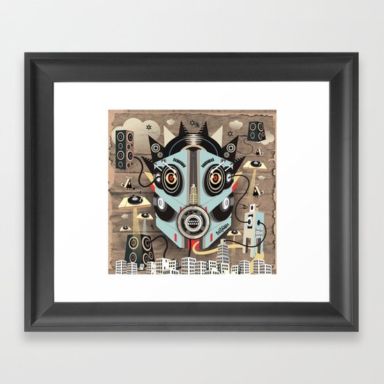 Ubiquity sound Framed Art Print